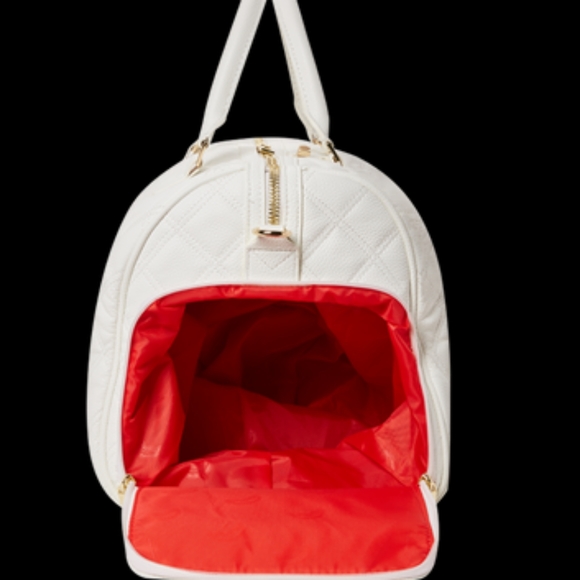 #SPRAYGROUND 💫Rivera Le Blanc Gold Chain Mini Duffle Bag# Cosplay Great! - Picture 7 of 15